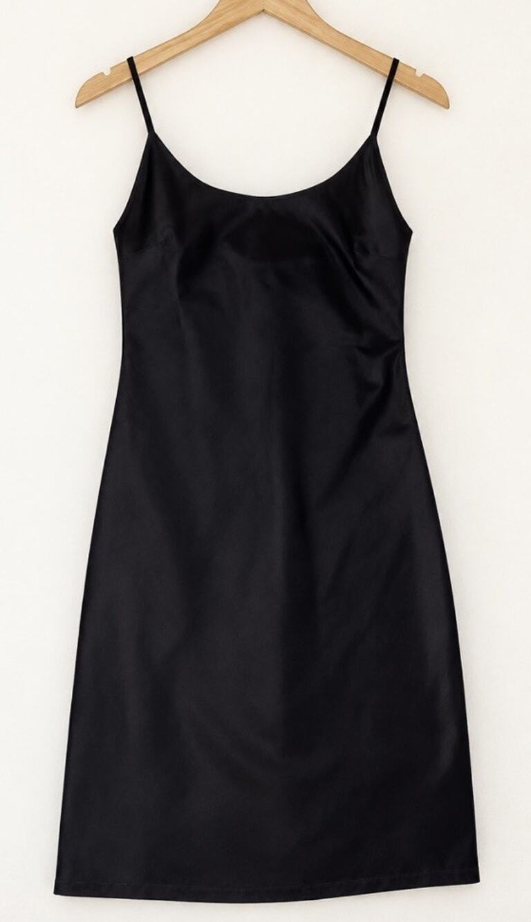 David Dalrymple For Field Black Bodycon Slip Dress Small Sexy Tight Fit